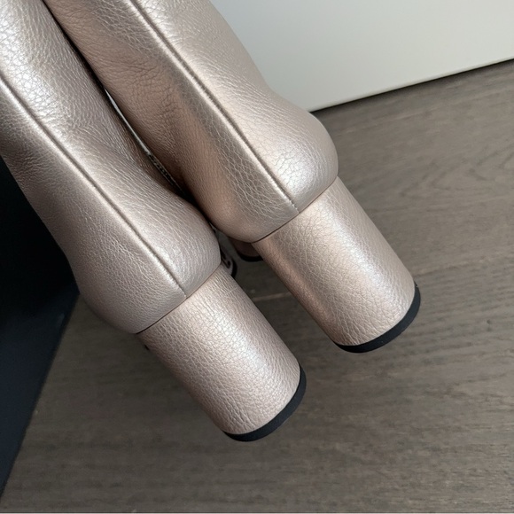 Ann Demeulemeester Metallic Ankle Boots - Picture 5 of 10